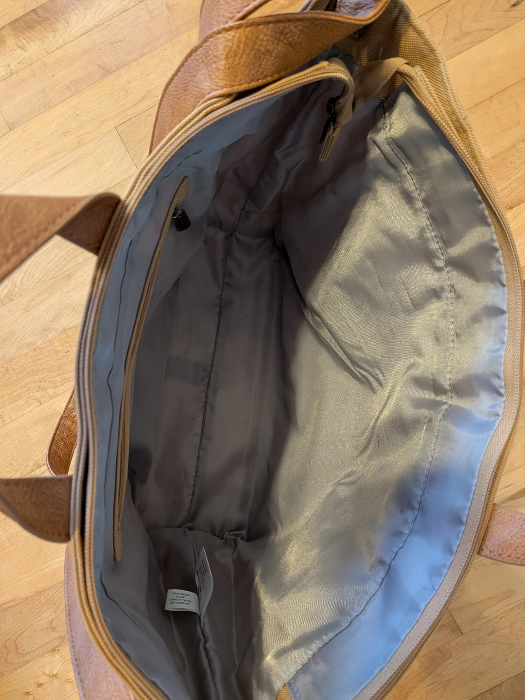 Thirty-one Gifts Tan and Brown Canvas Tote Bag - photo 2