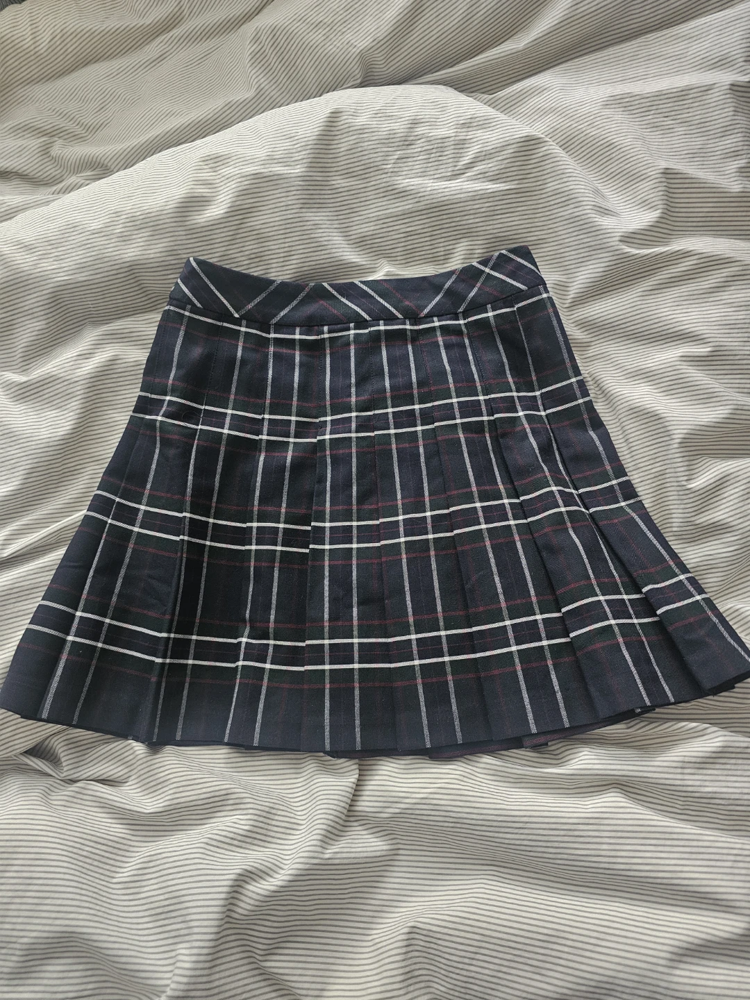 Sunday Best Plaid Pleated Skirt