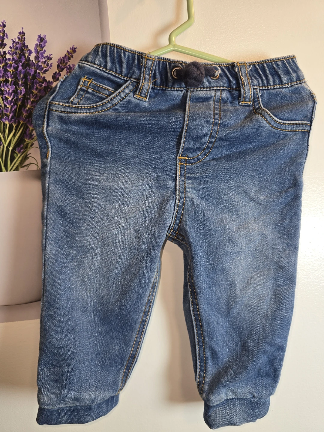 Baby Denim Jacket and Pants Set - photo 3