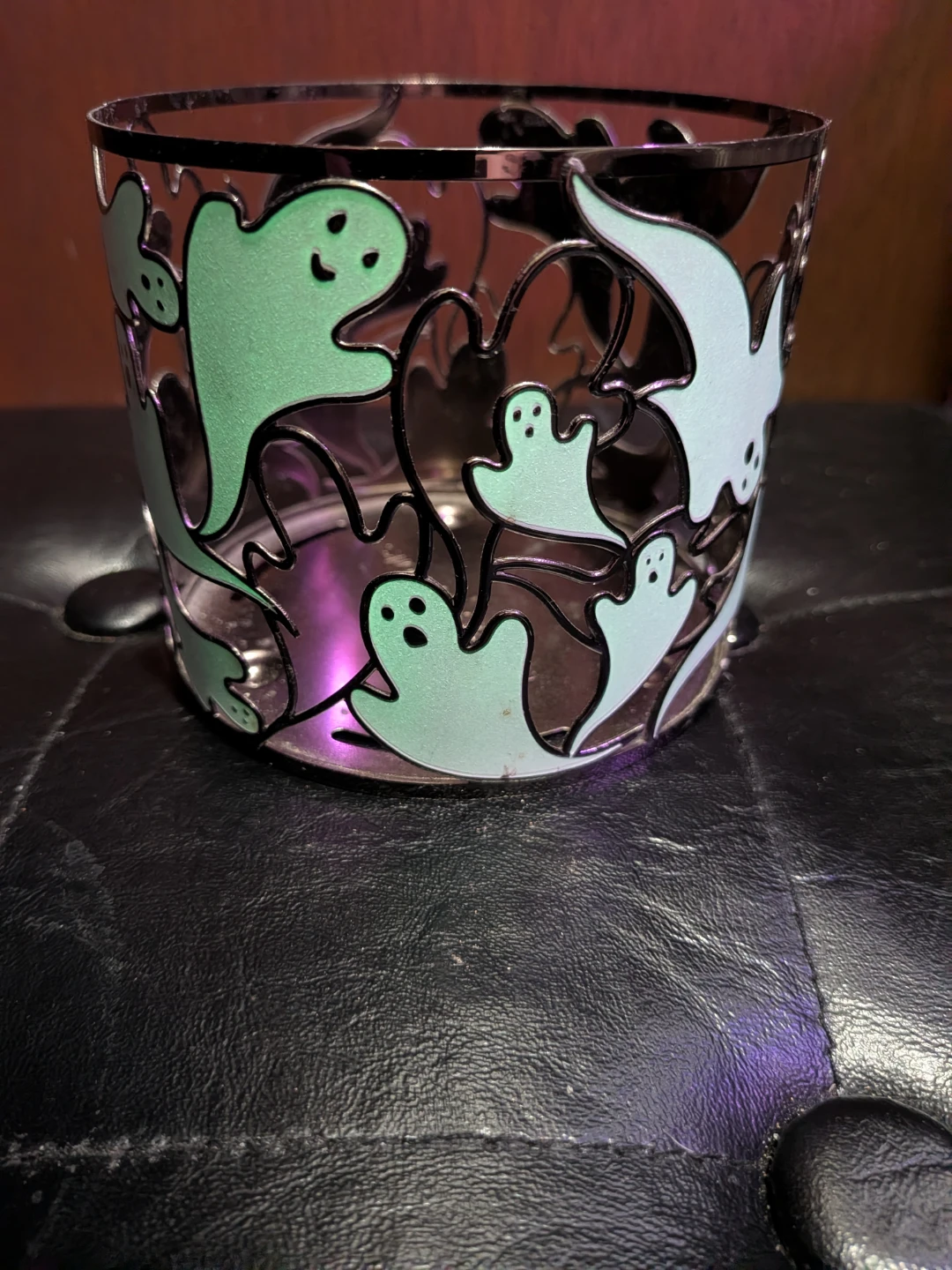 Bath and Body Works 3-Wick Candle Halloween Ghost - photo 2