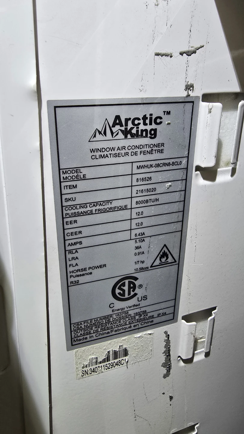 Arctic King Window Air Conditioner - photo 2