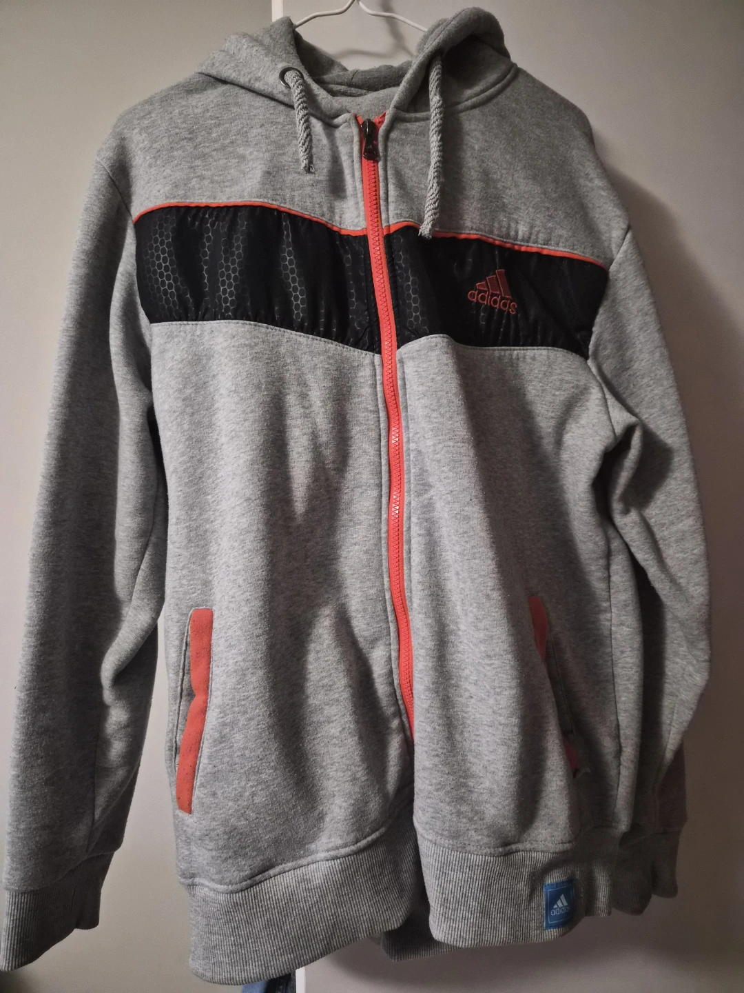 Adidas set Grey Full Zip Hoodie and pants