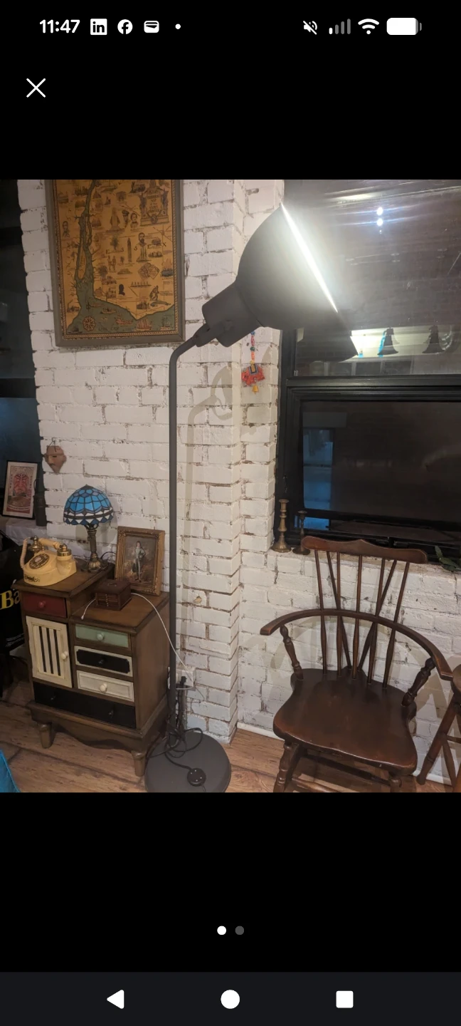 IKEA HEKTAR Floor Lamp - Black - photo 2