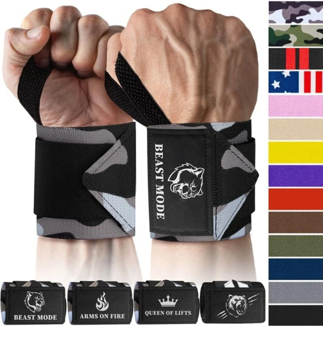 Queen of Lifts Camo Wrist Wraps
