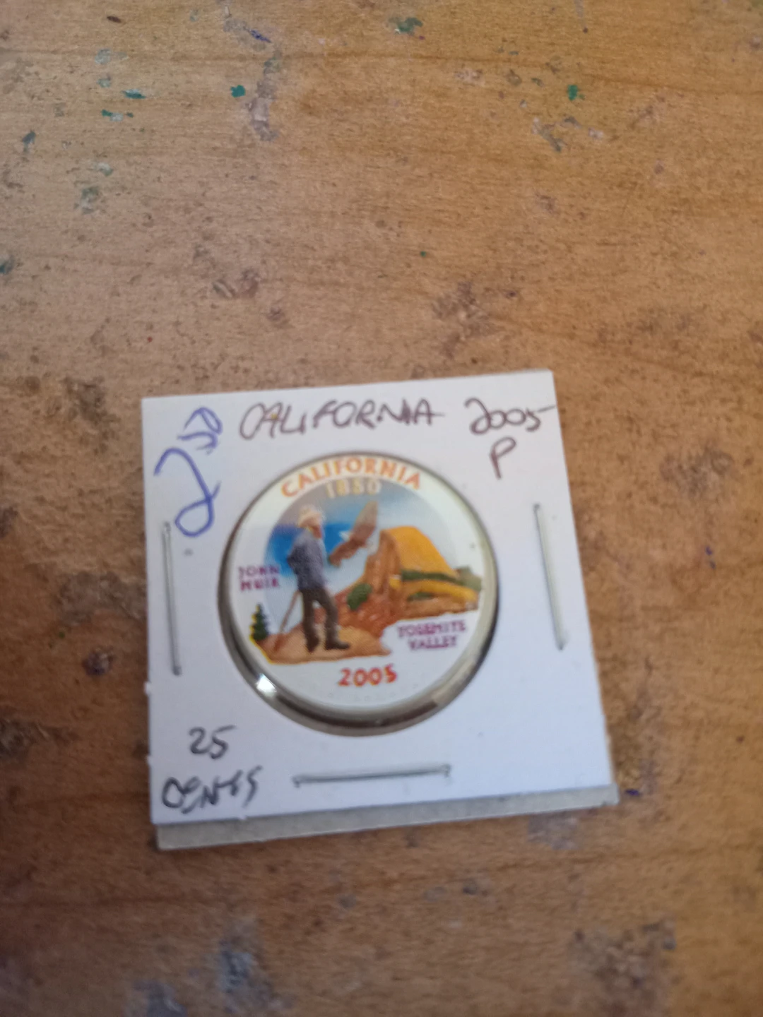 California 2005 P American State Quarter