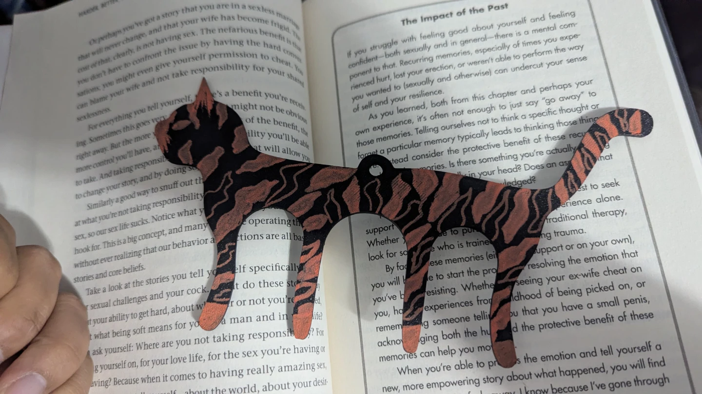 Tiger Cat Bookmark