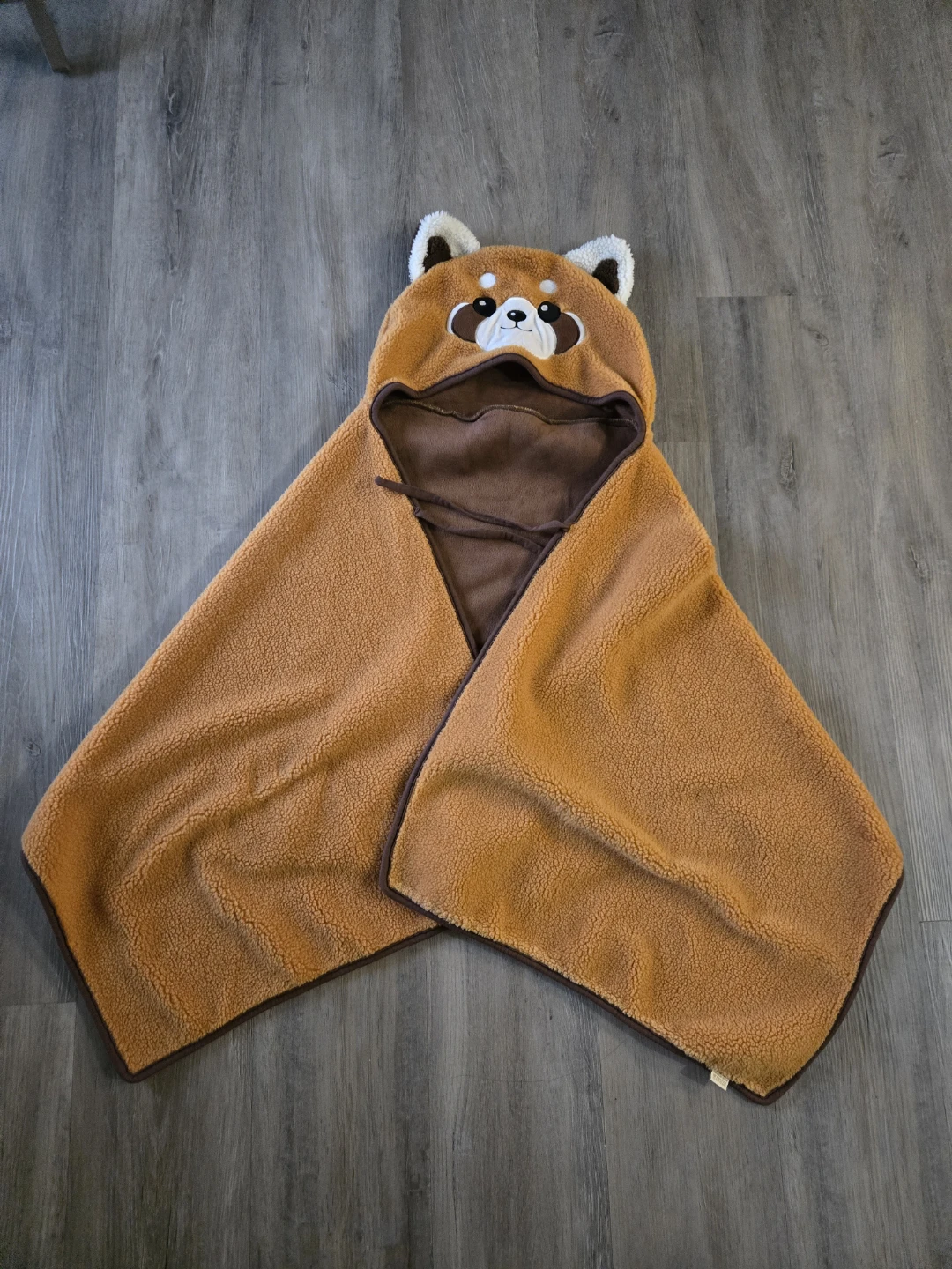 Red Panda Hooded Blanket