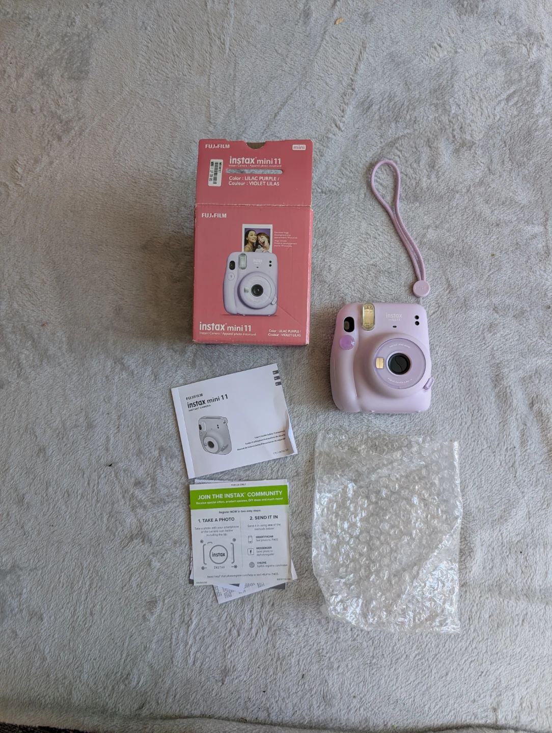 ⚽Fujifilm Instax Mini 11 Lilac Purple Instant Camera - photo 2