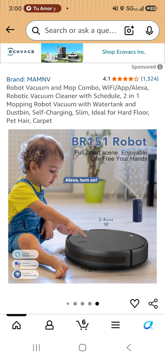 MAMNV Robot Vacuum and Mop Combo - photo 3