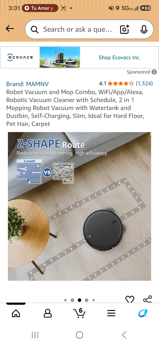 MAMNV Robot Vacuum and Mop Combo - photo 4