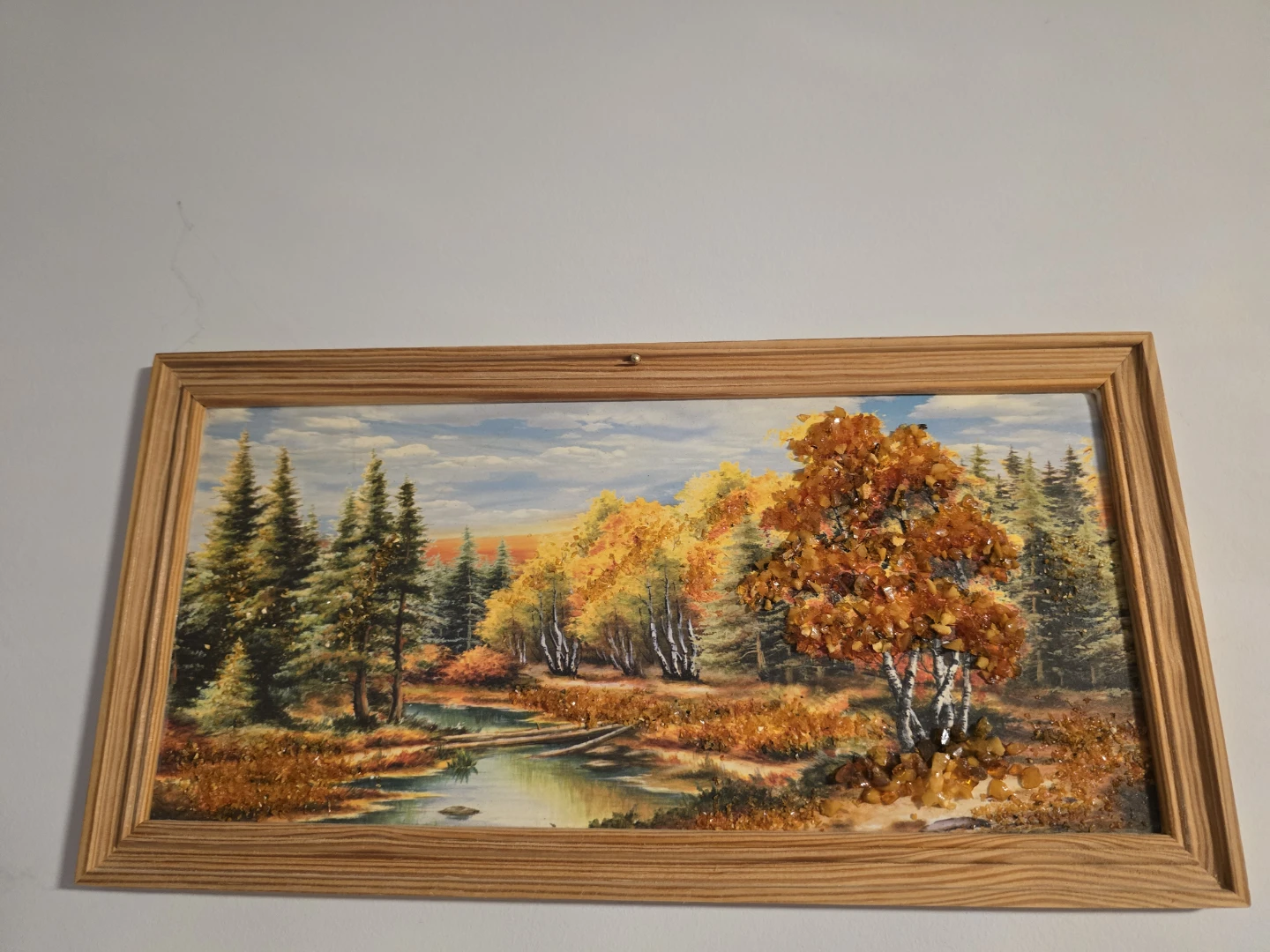 Vintage Baltic Amber Mosaic Art, 5 Frames - photo 3