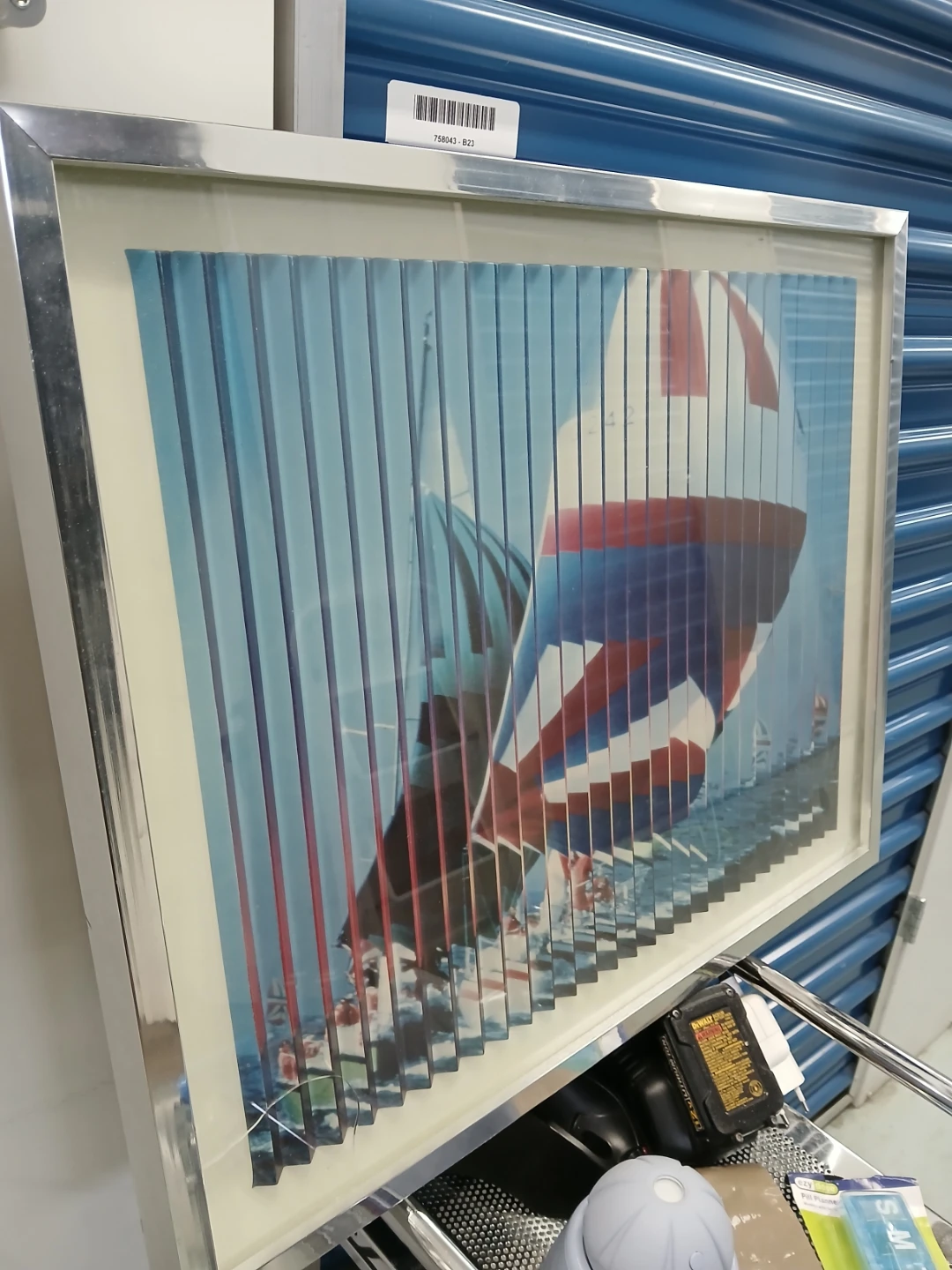Framed 3D Lenticular Art Print - Sailboat Scene - photo 4