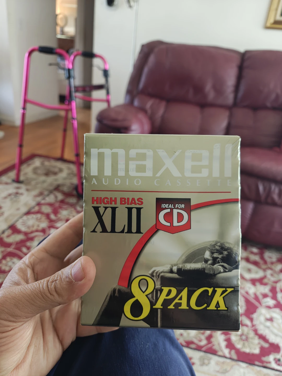 Maxell XLII High Bias Audio Cassette Tape 8 Pack
