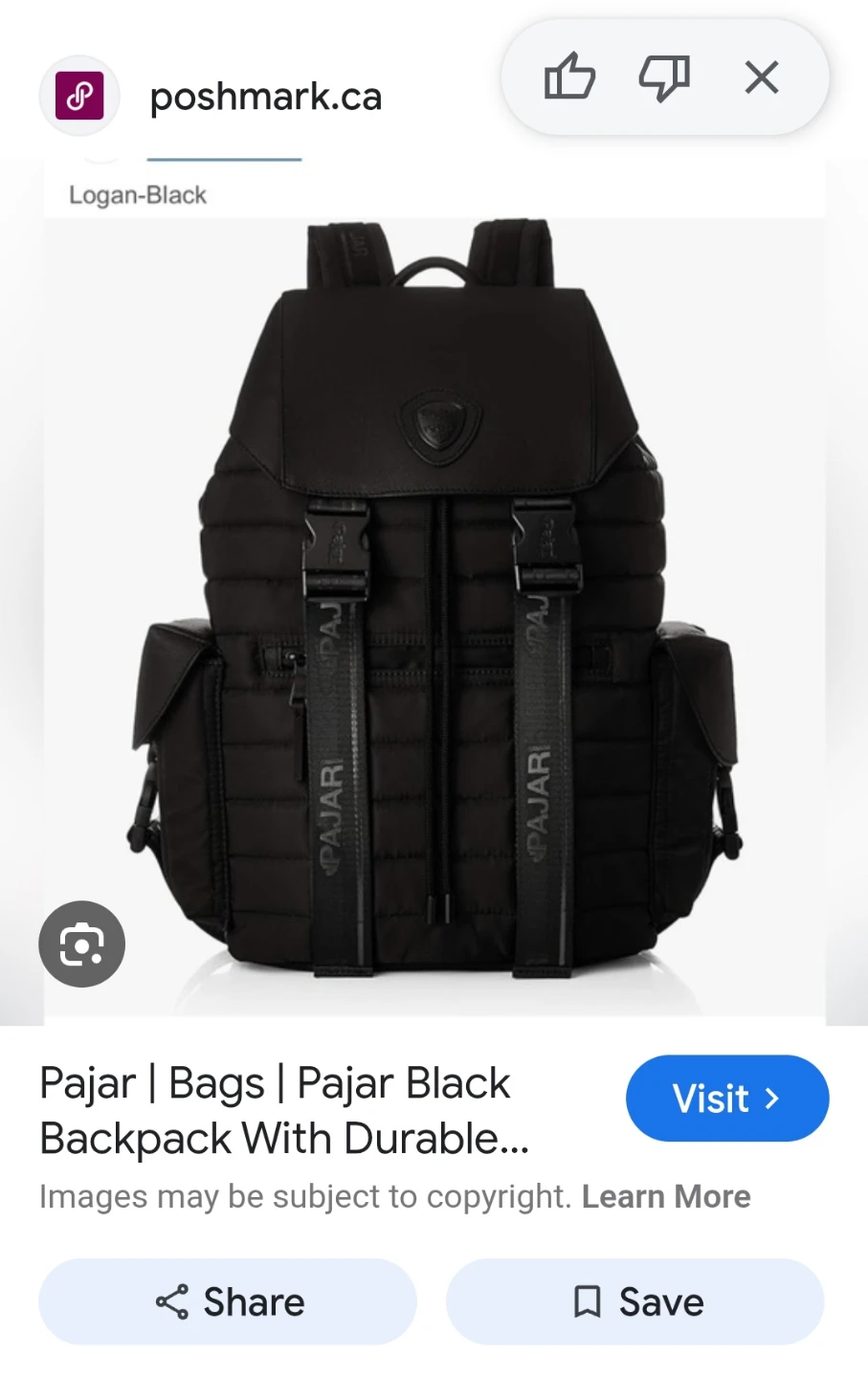 Pajar Black Logan Backpack - photo 3