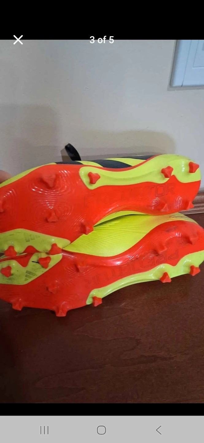 Predator hybridfeel addidas cleats size 9 - photo 3