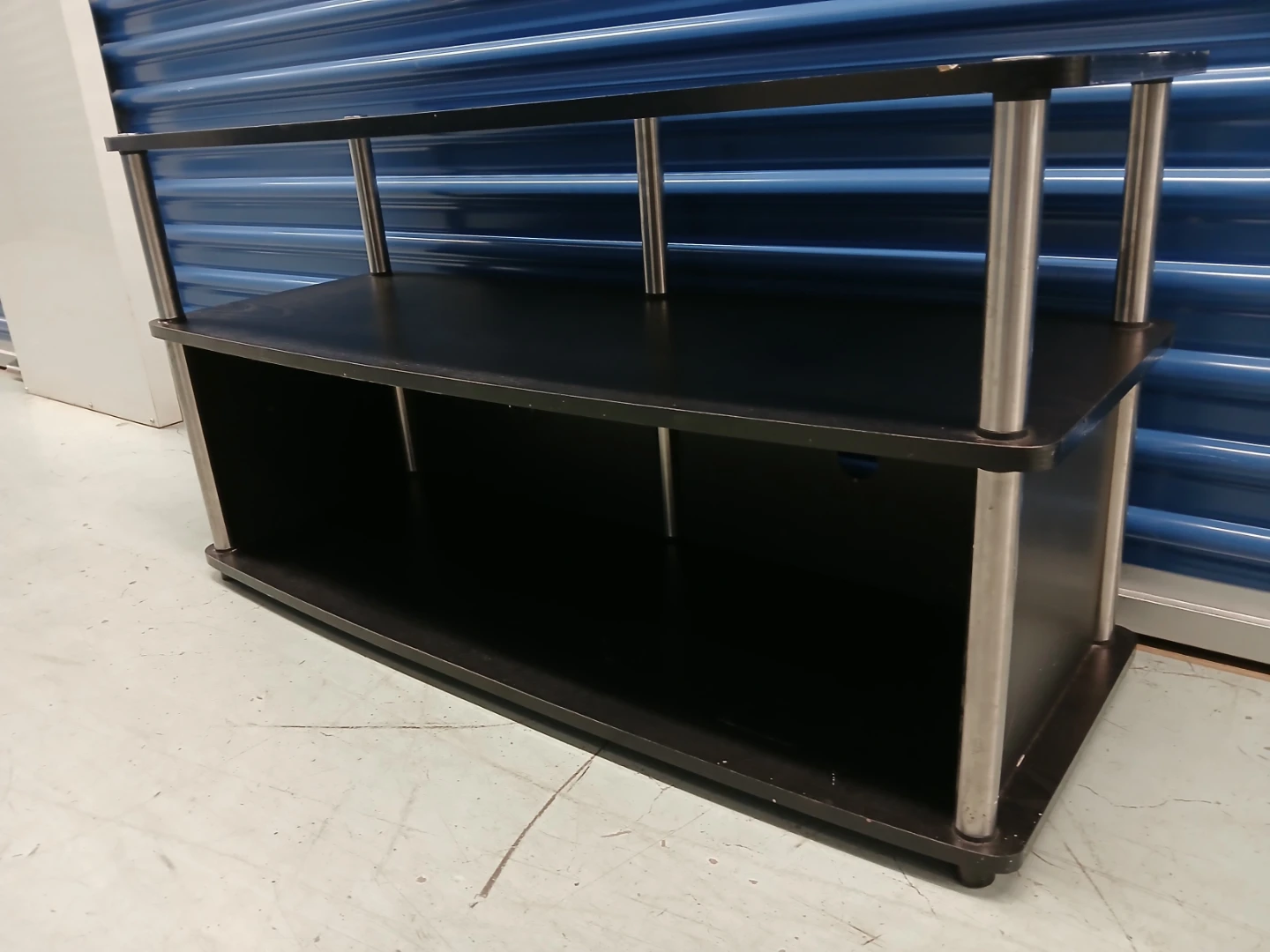 Black 3-Tier Entertainment Stand