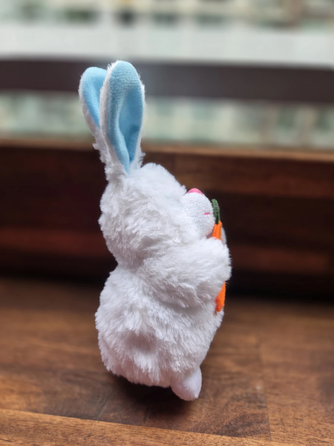 Fluffy White Stuffed Bunny - photo 2