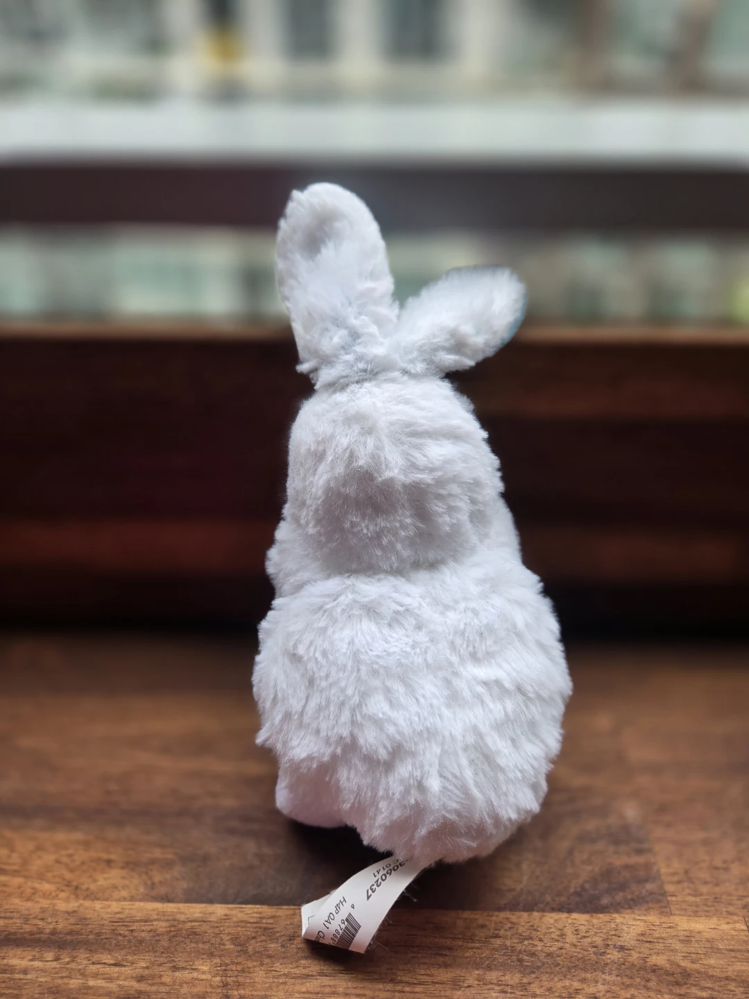 Fluffy White Stuffed Bunny - photo 3