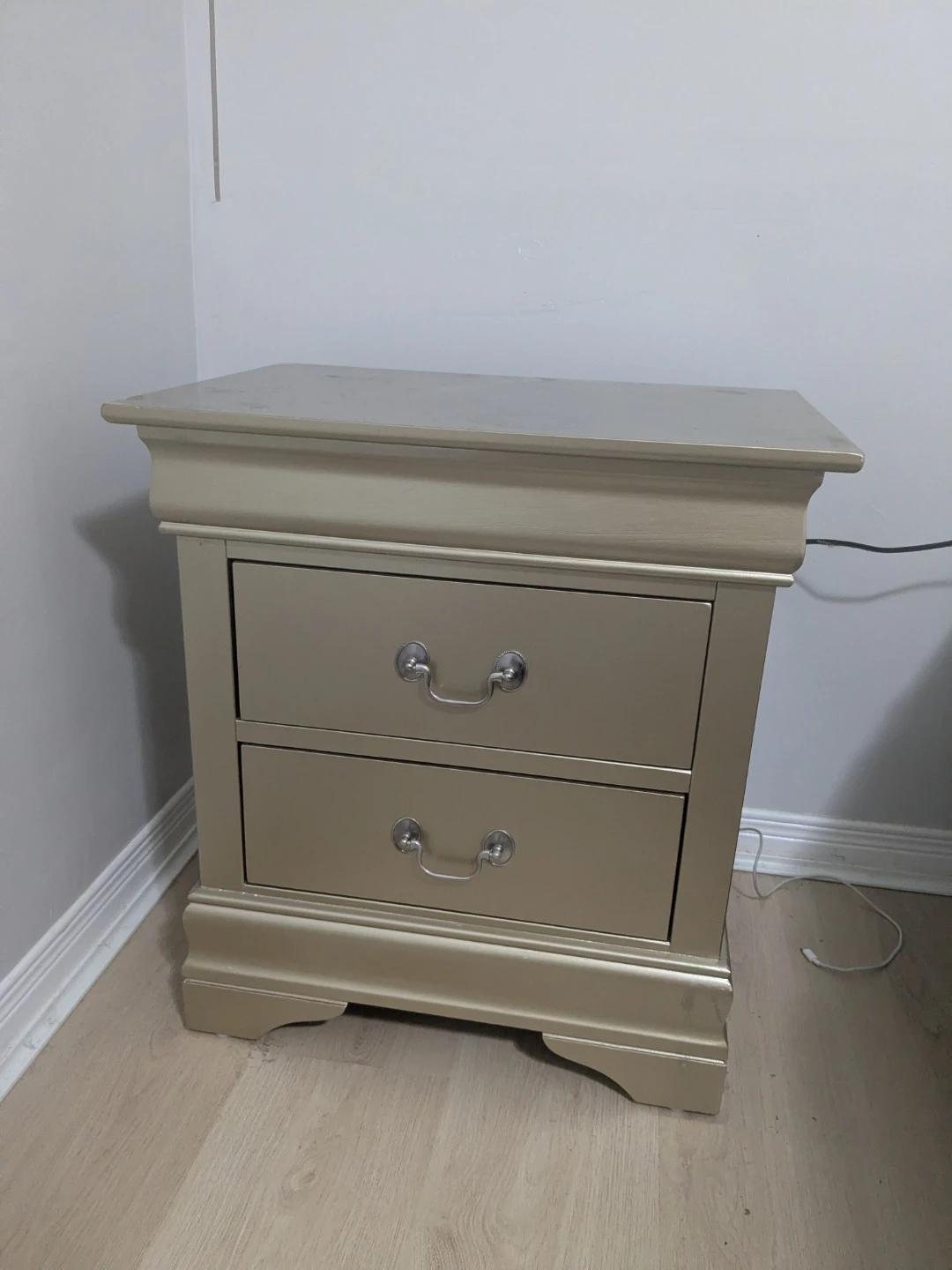 Two-drawer nightstand