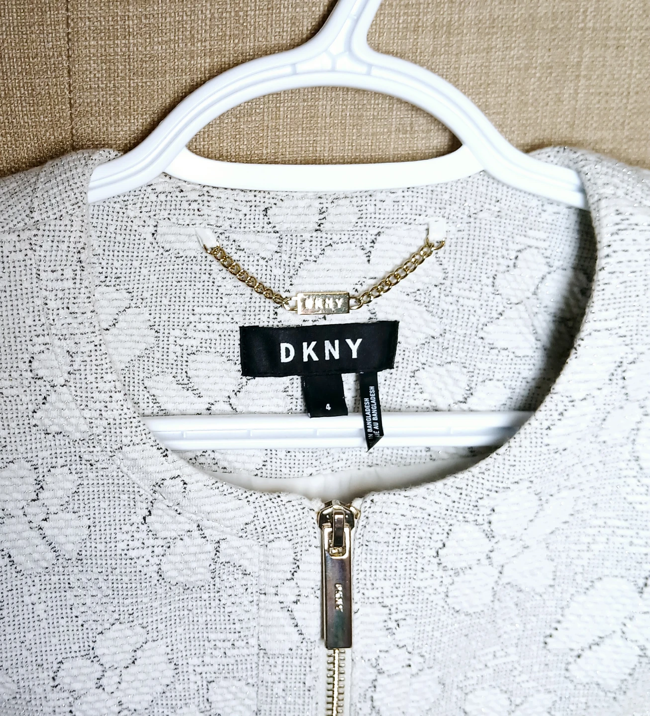 Women Small DKNY Zip-Up Blazer - photo 2