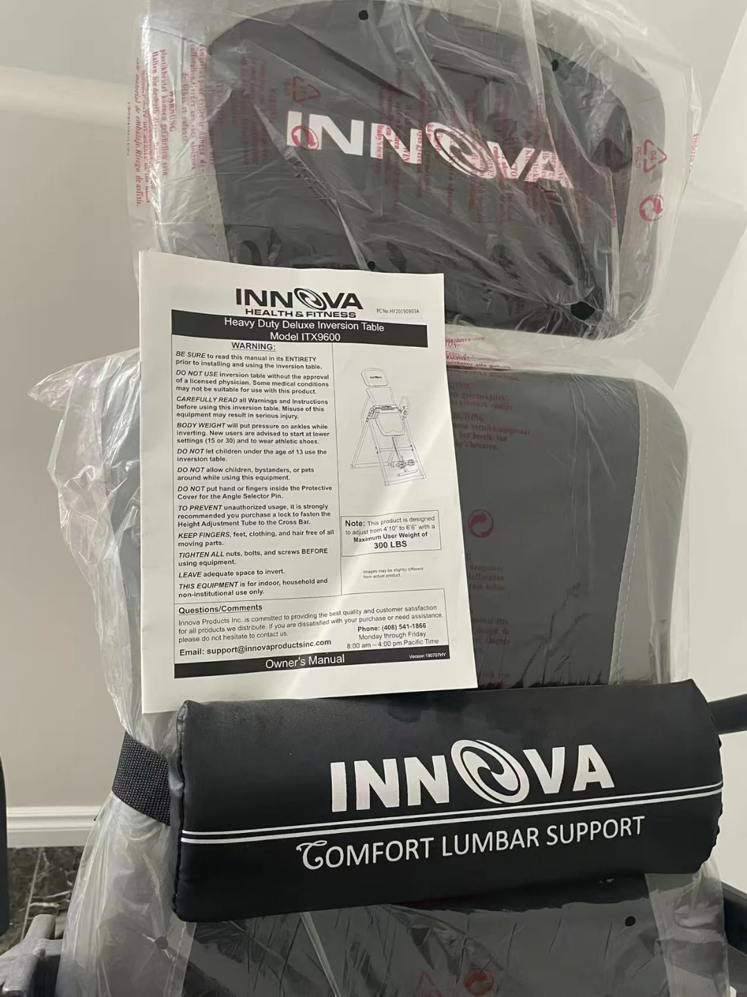 Innova ITX9600 Heavy Duty Deluxe Inversion Table - photo 2