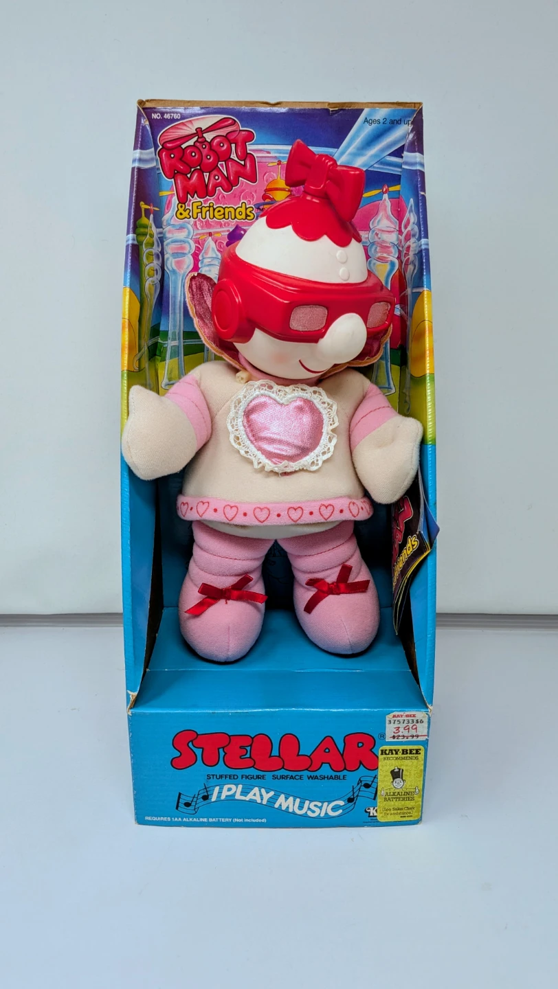 Vintage 1984 Robotman & Friends Plush Set – New in Box - photo 3