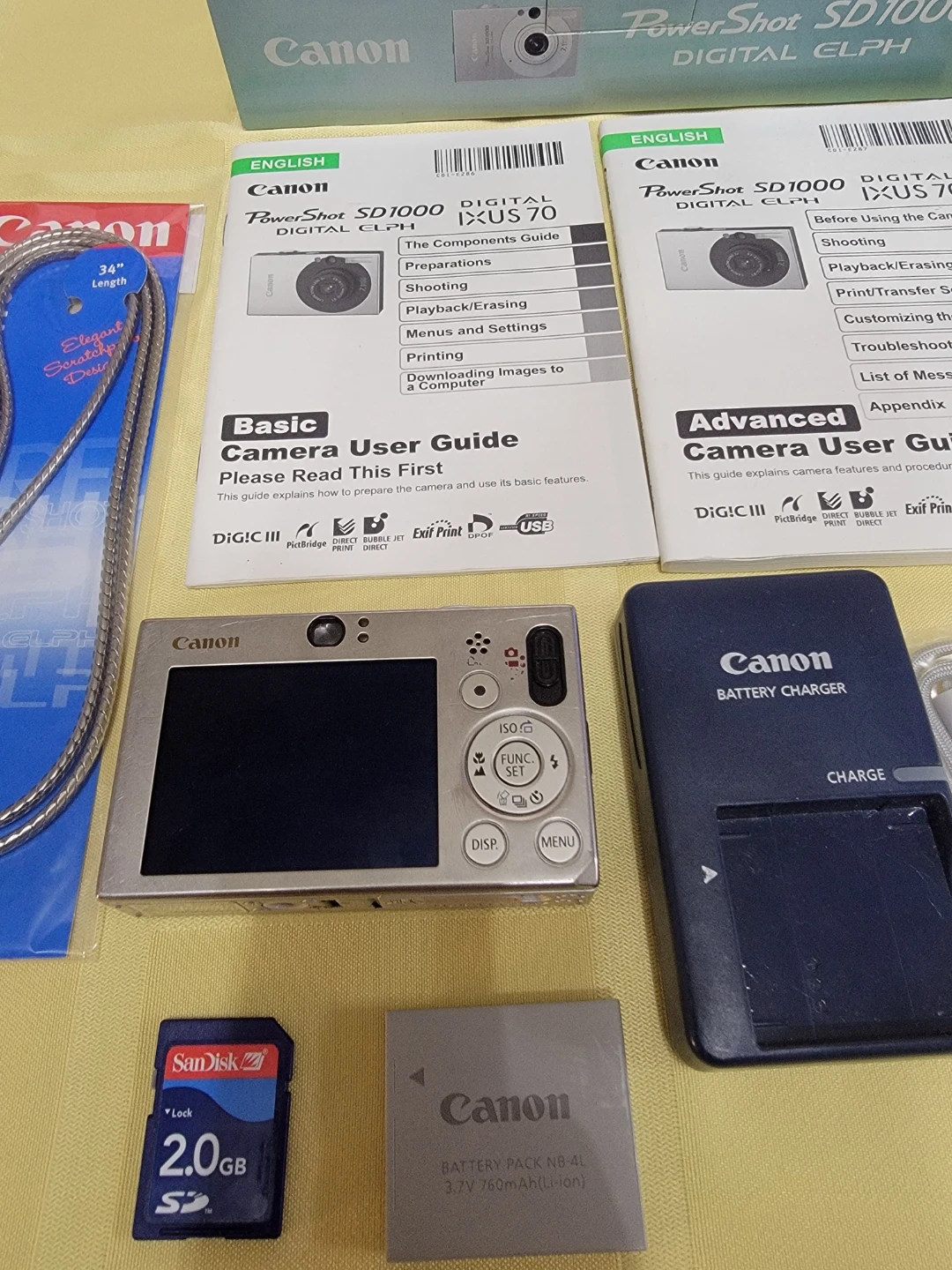 Canon PowerShot SD1000 Digital ELPH Camera Bundle - photo 5