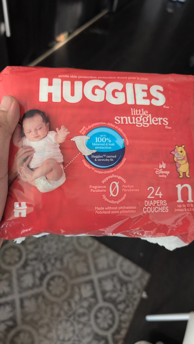 Huggies Little Snugglers Diapers - Size Newborn (24 Count) - photo 2