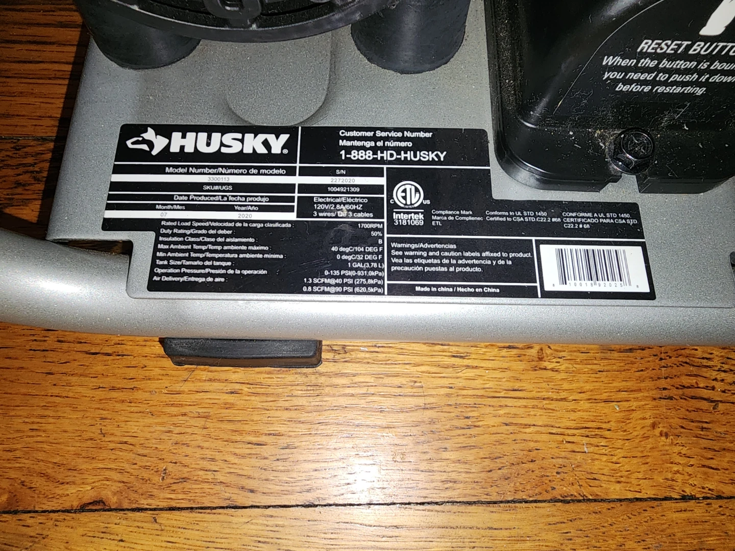 Husky Compressor - photo 2