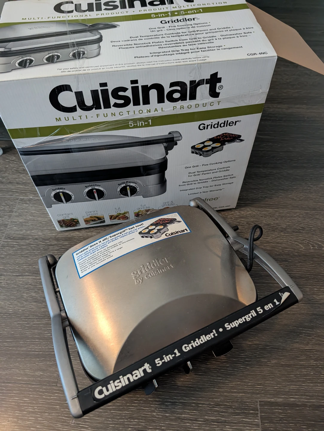 Cuisinart 5-in-1 Griddler Multi-Functional Grill