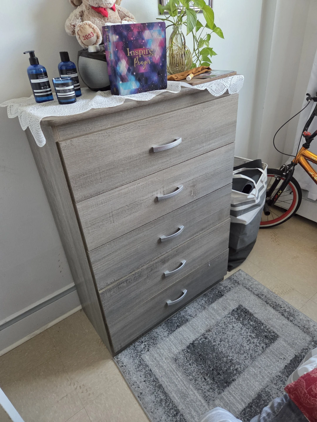 5 drawer bedroom dresser for sale