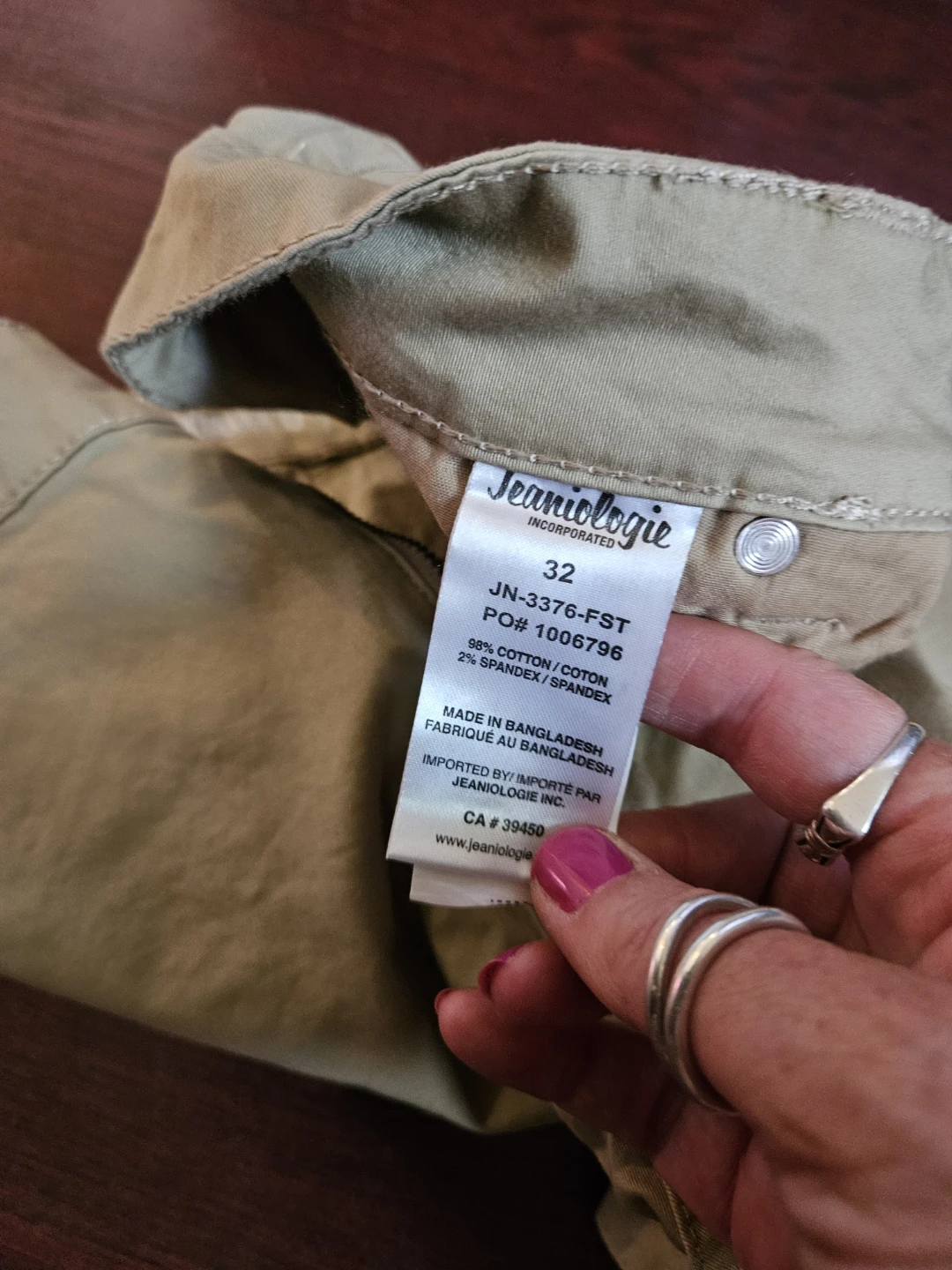 Mens khaki pants brand new - photo 4