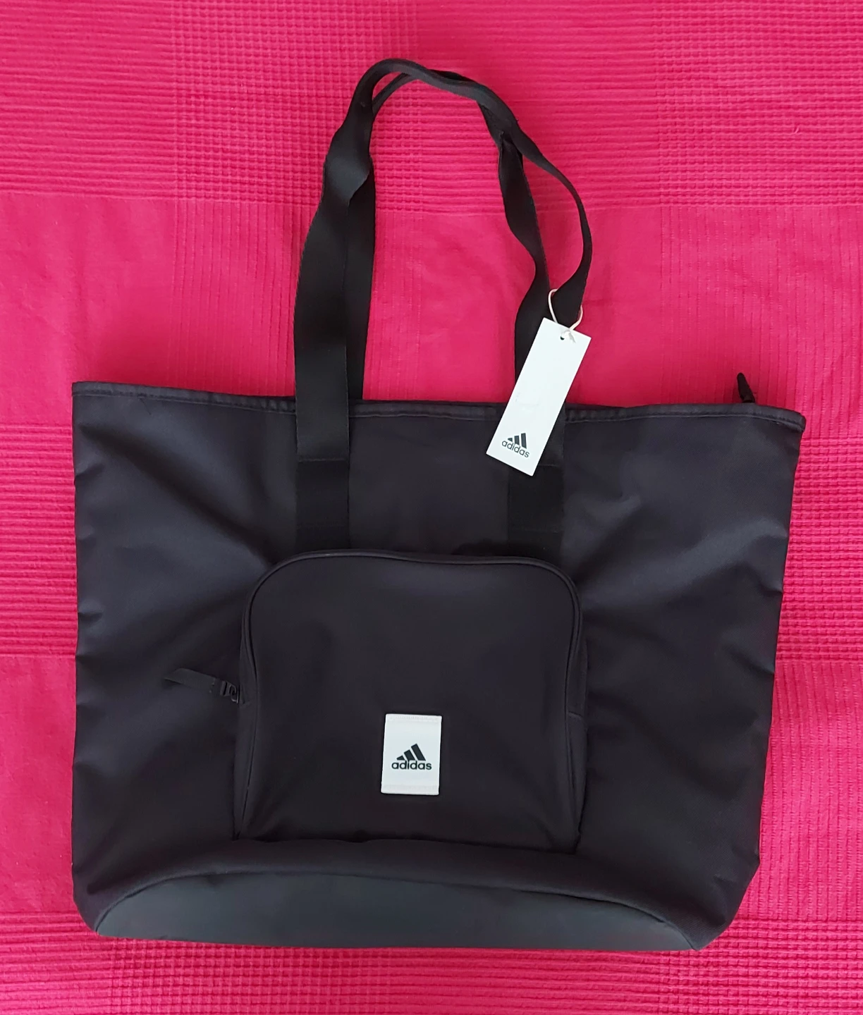 NWT 🆕 Adidas Black Tote Bag 30.5 L