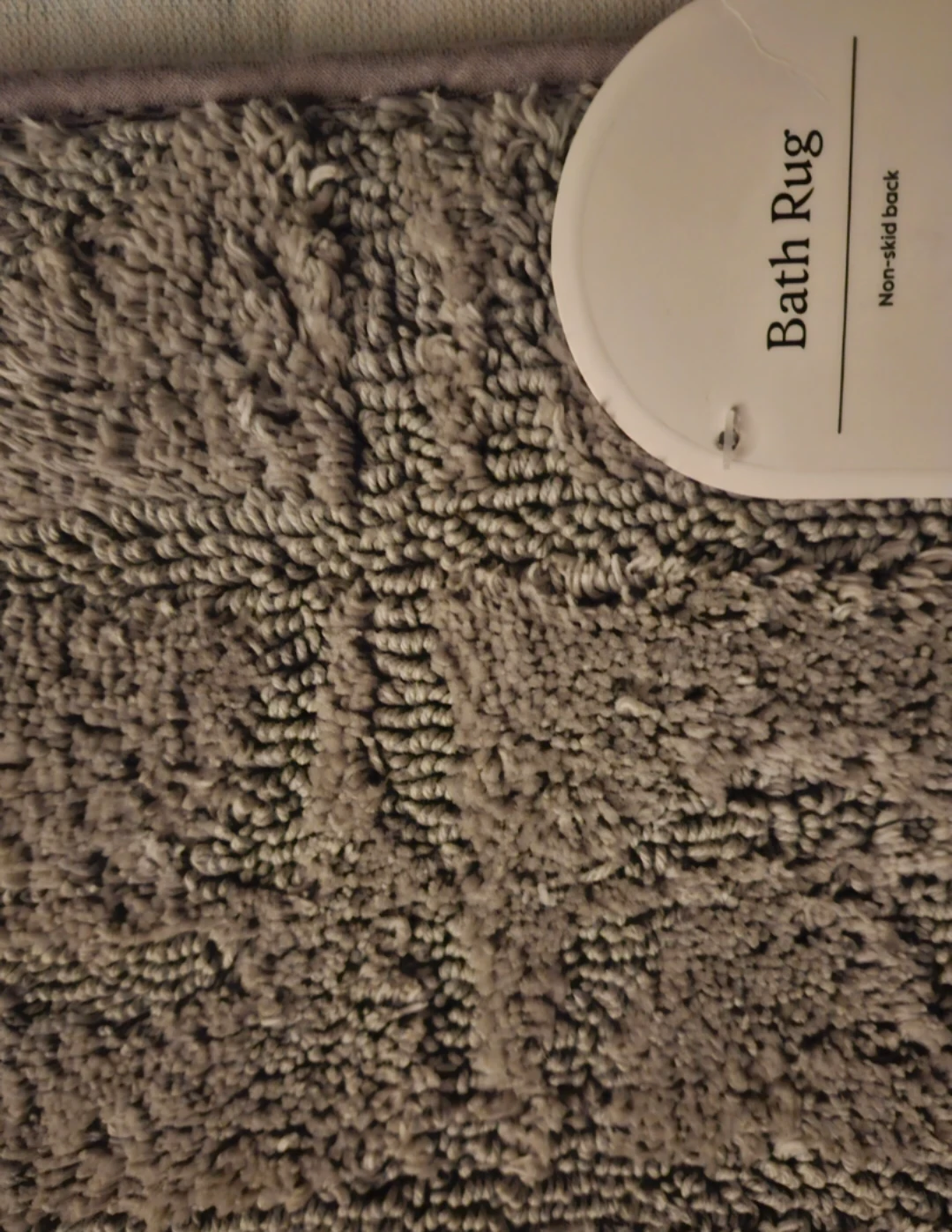 NEW Bath Rug 20 x 30" NON SKID BACK, ⚽️⚽️ GRAY - photo 3