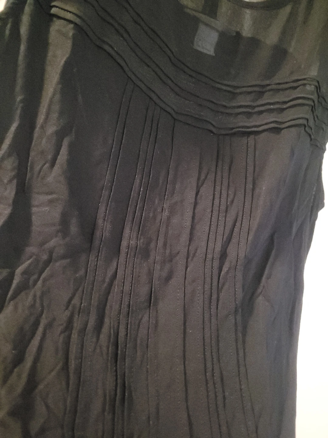 Black Sheer Sleeve Blouse - H&M - Size L - photo 4