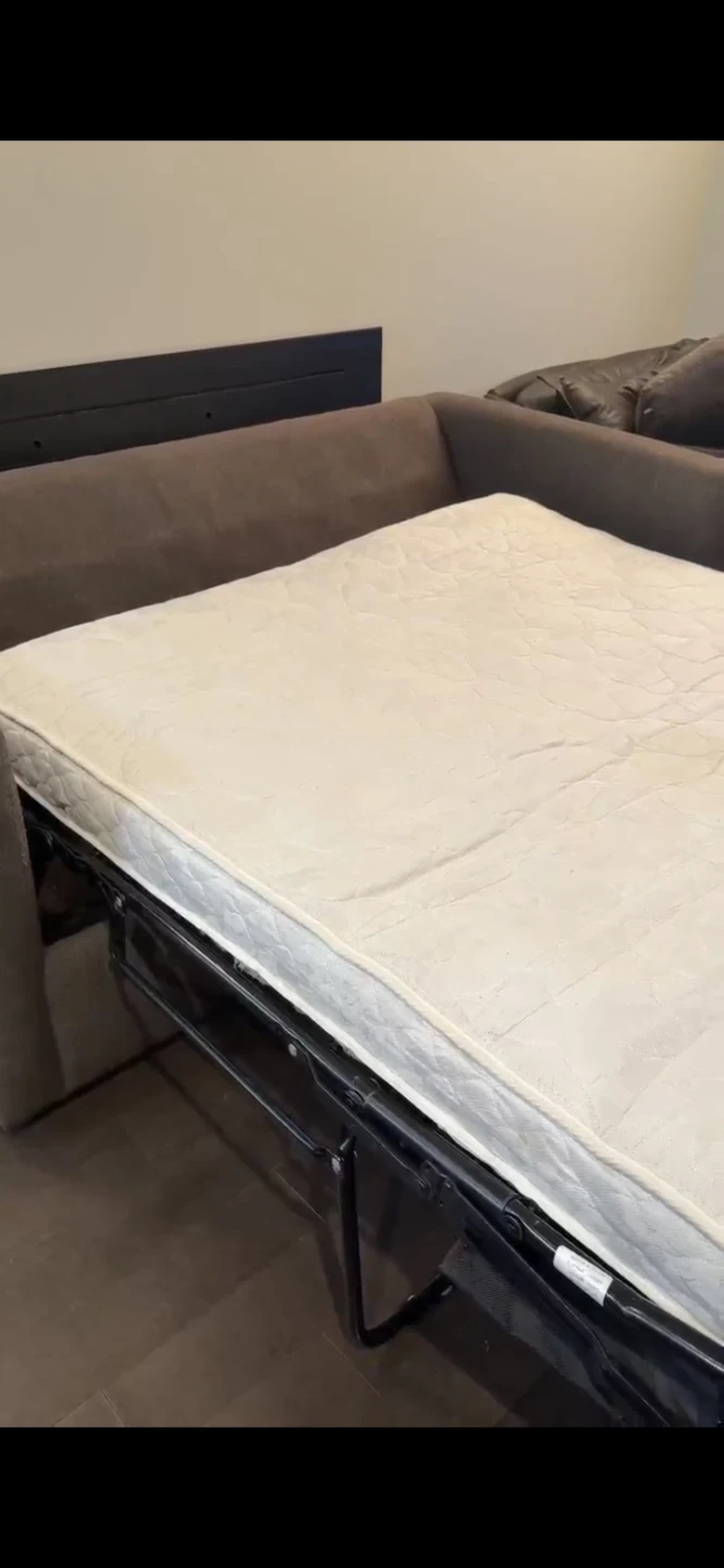 Sofa bed brown - photo 3