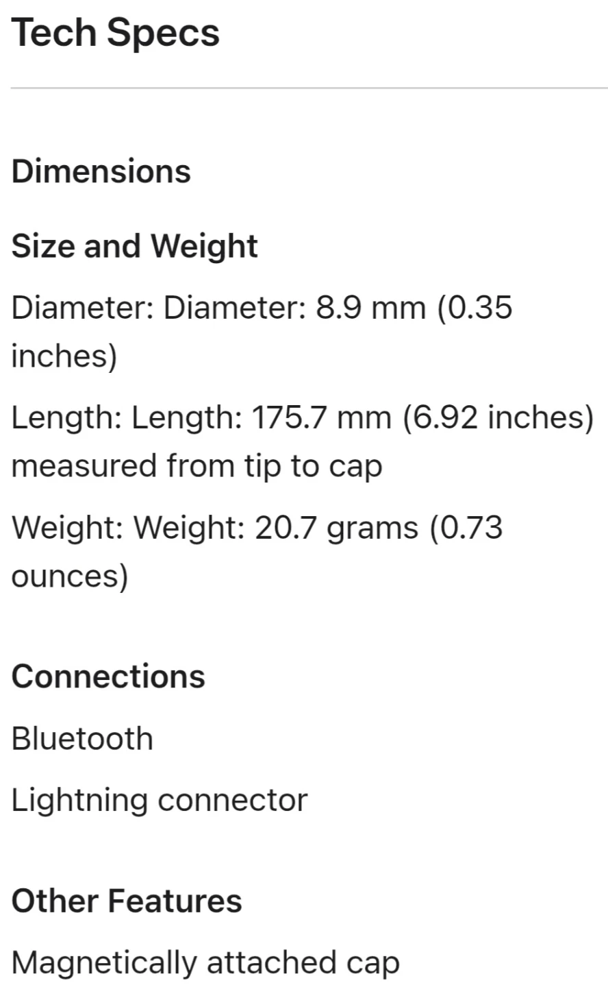Apple Pencil (1st Generation) - photo 5
