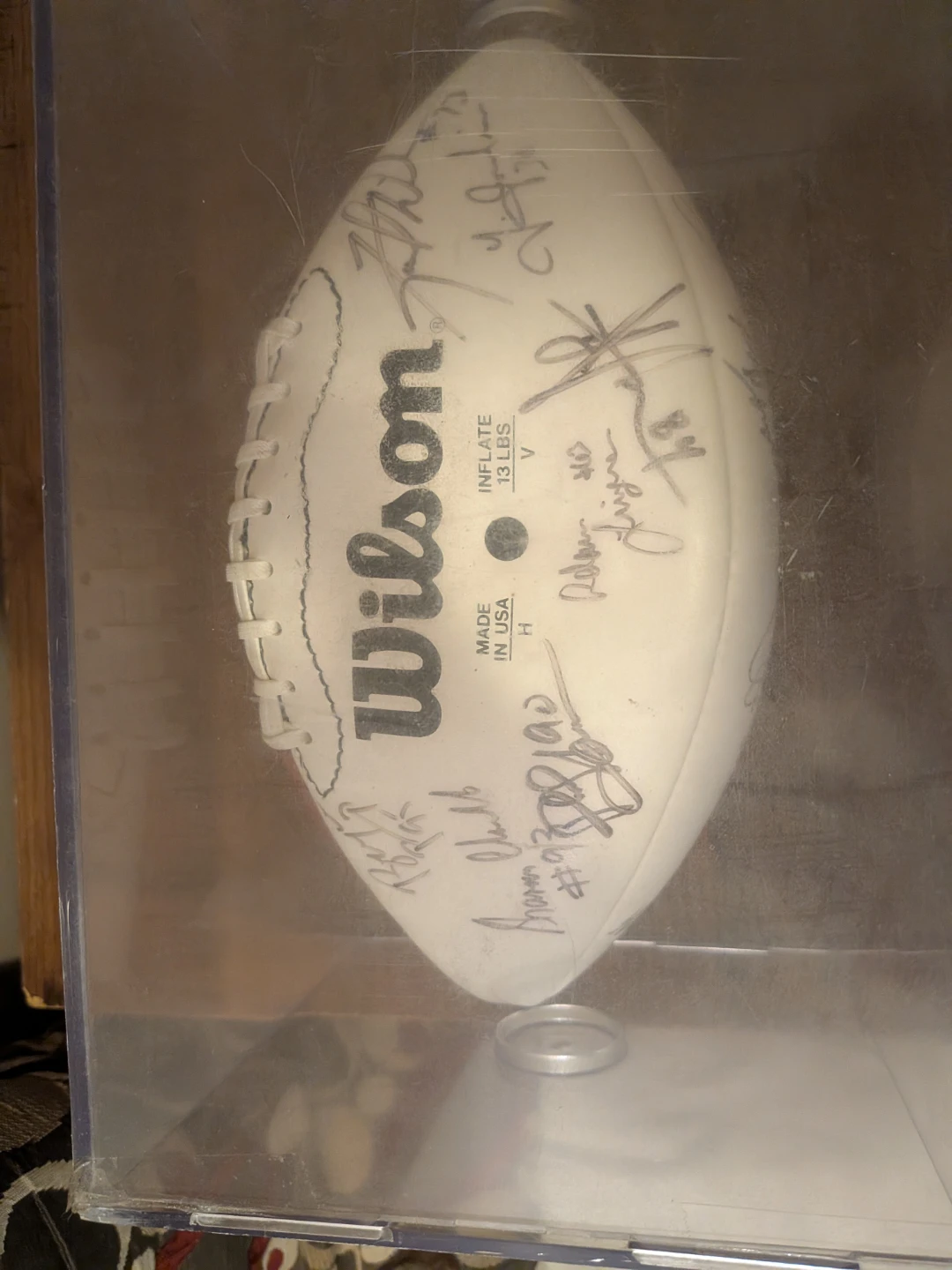 Wilson NFL Autographed Football - photo 4
