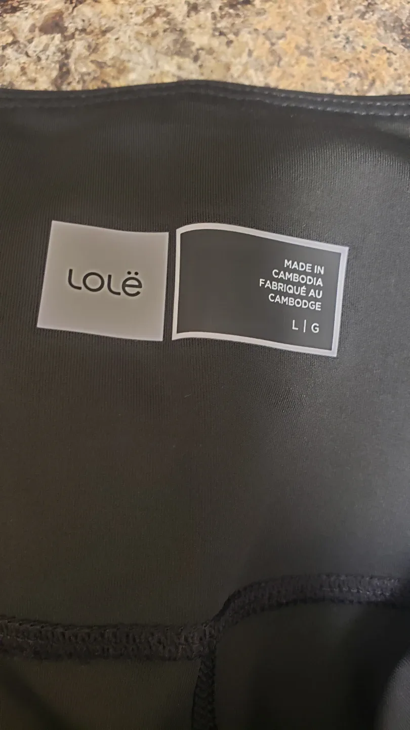 Brand new Womens Lole Black Leggings Size L - photo 3