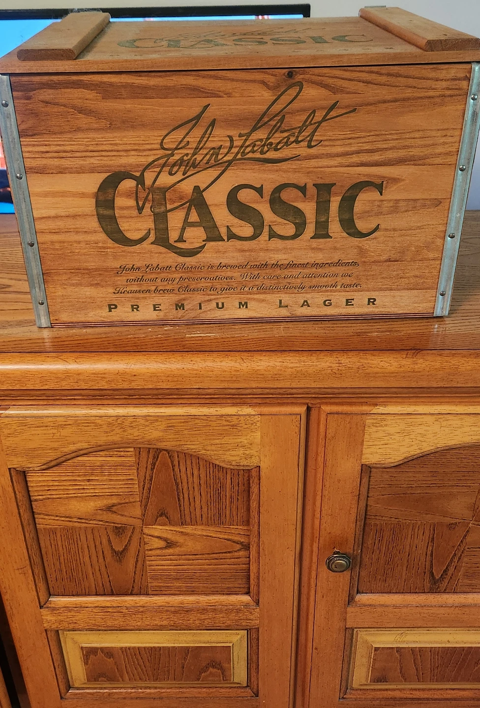 John Labatt Classic Wooden Beer Crate
