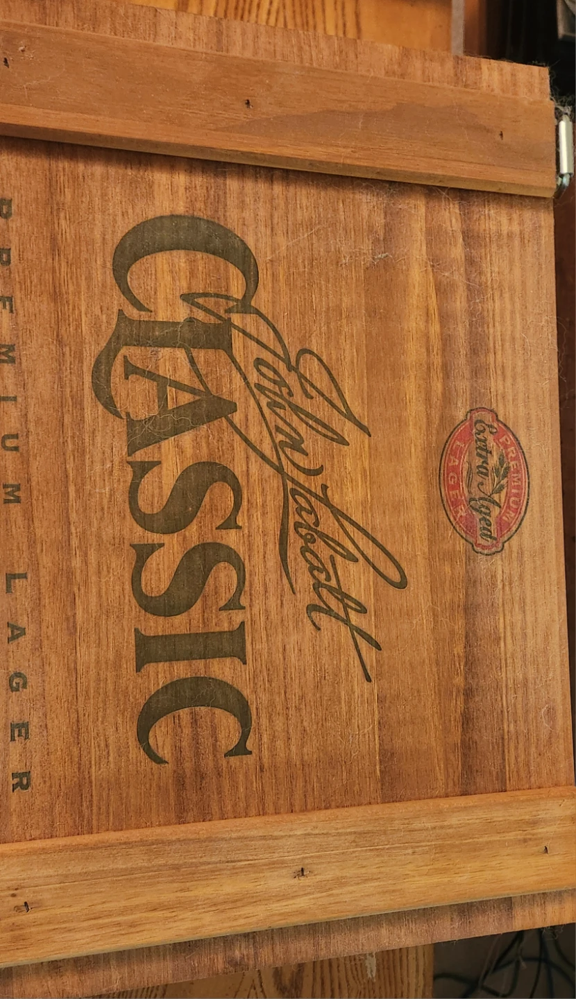 John Labatt Classic Wooden Beer Crate - photo 3