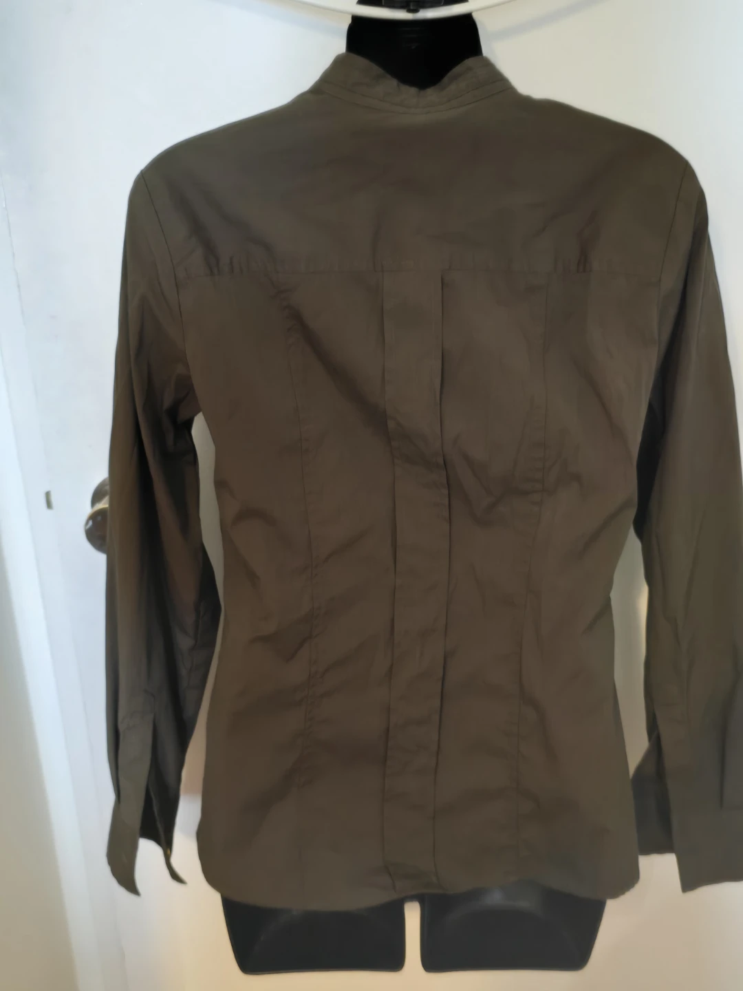 Michael Kors Olive Green Button-Up Shirt  size M - photo 5