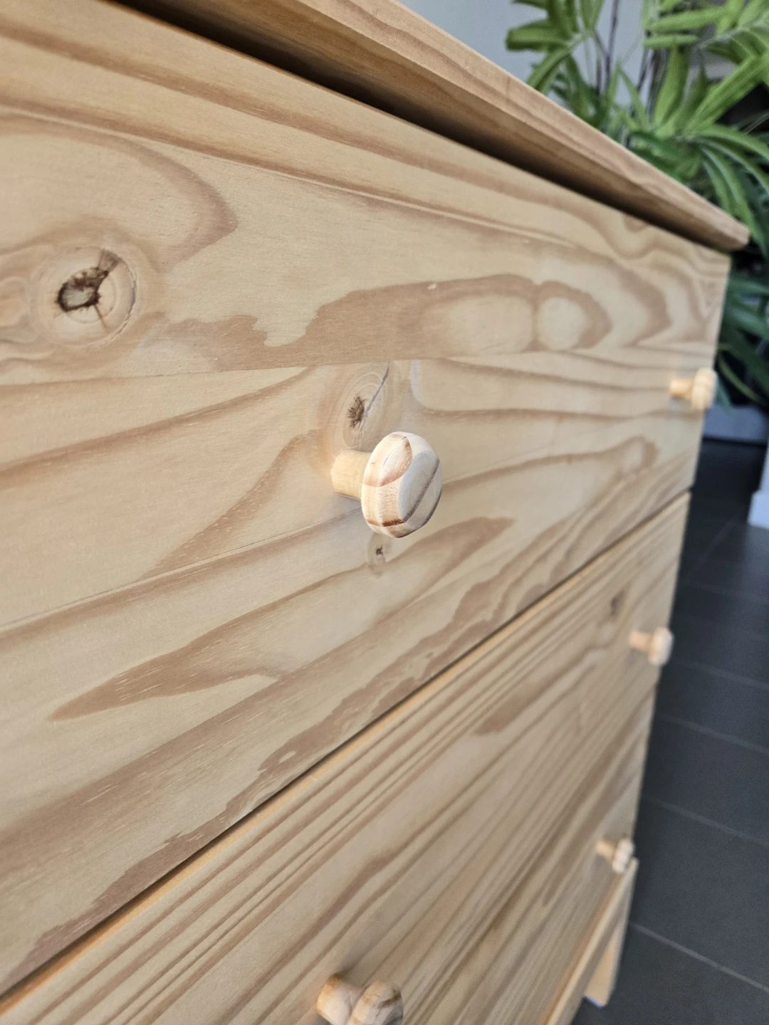 Newly sanded 3 drawer tarva dresser - photo 4