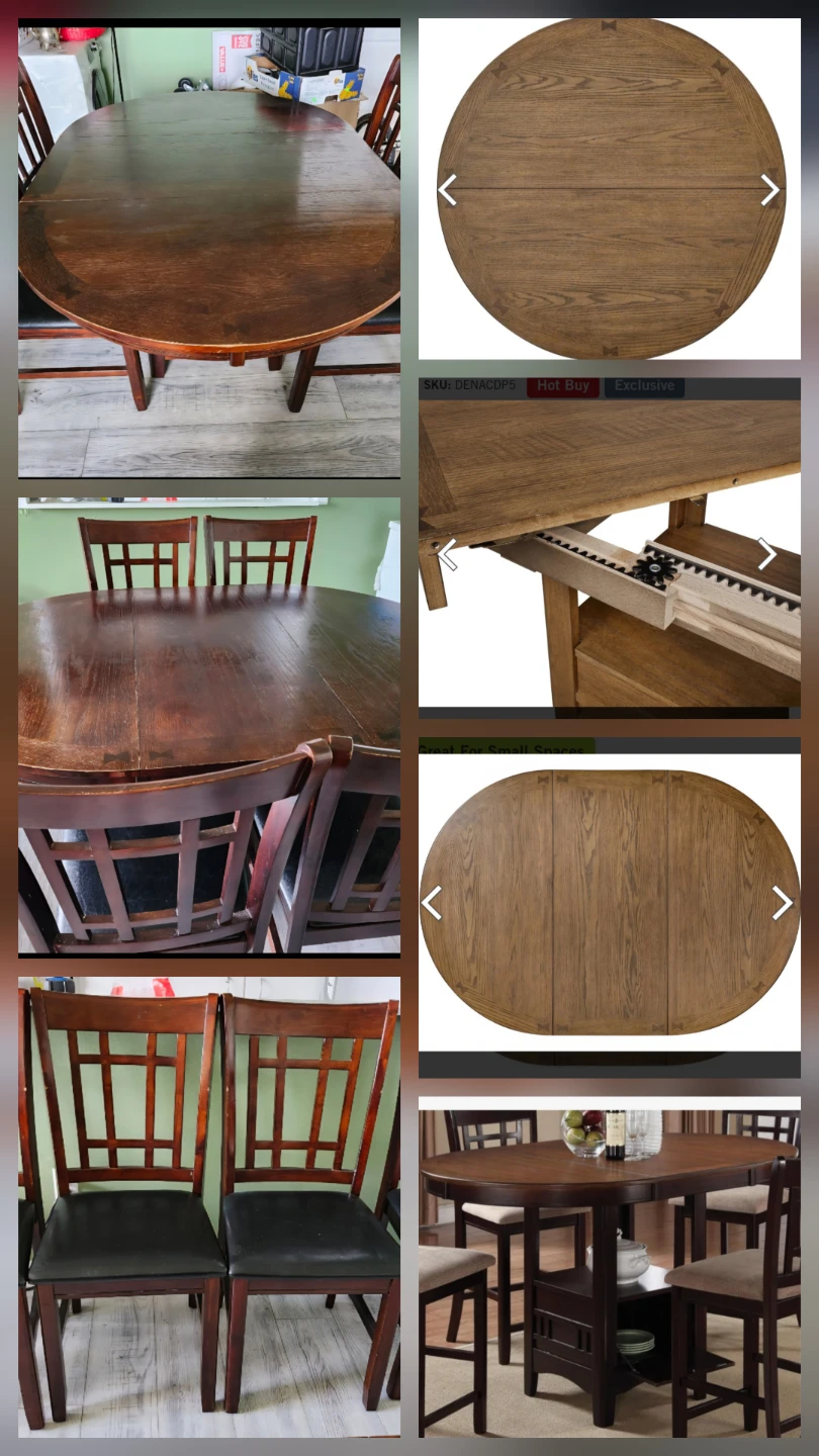 Dining Table and 4 Chairs