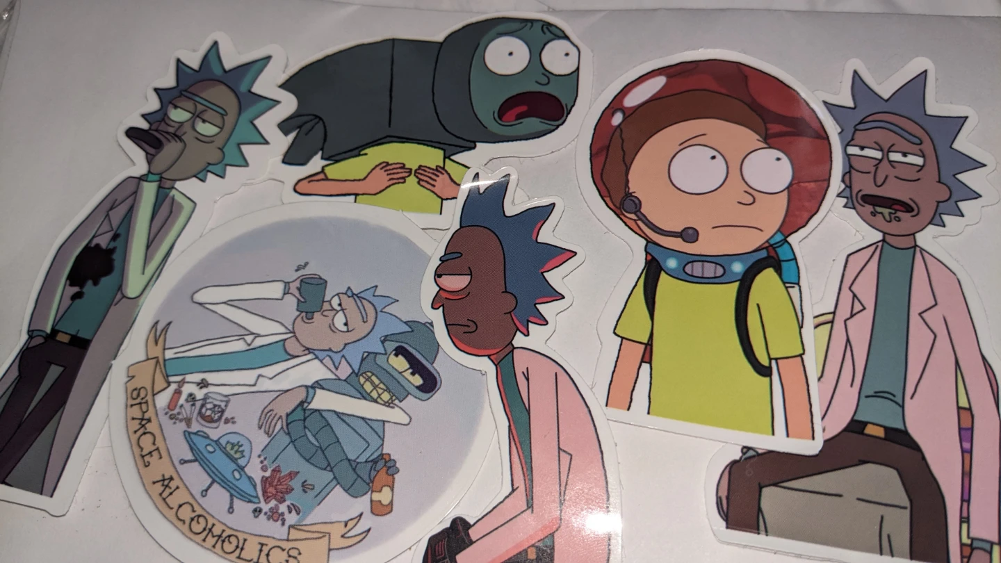 Rick and Morty Stickers Pack ⚽