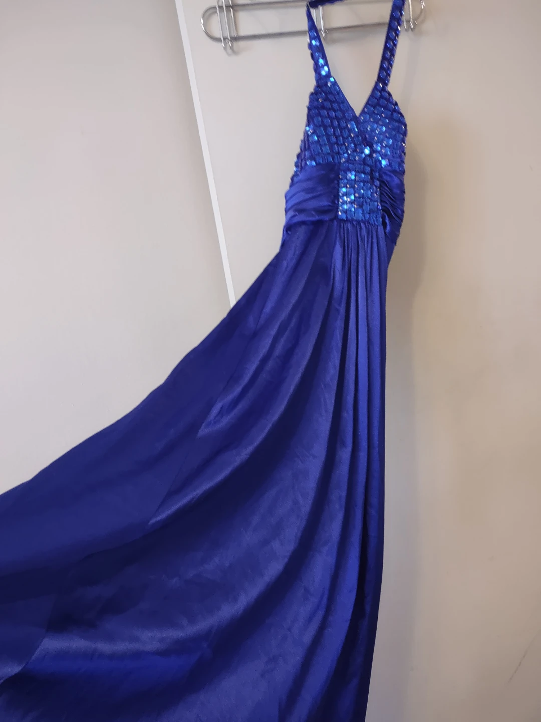 Sparkly Royal Blue Evening Gown USA XS & S