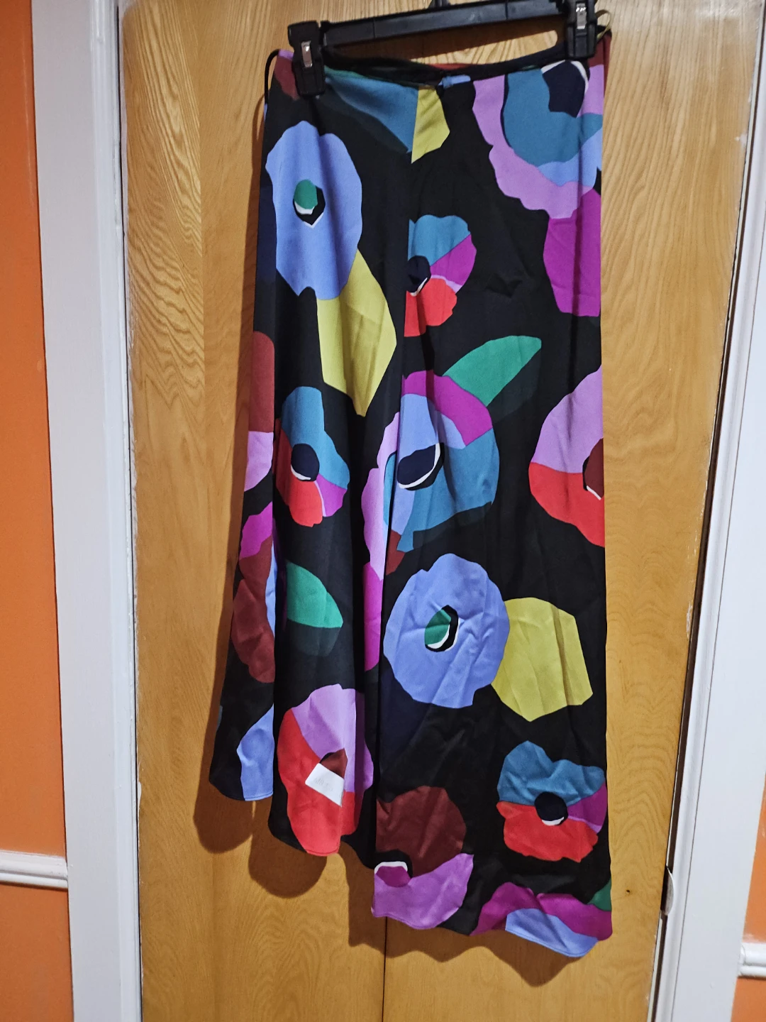 Kate Spade Women's Black Floral Print Maxi Skirt