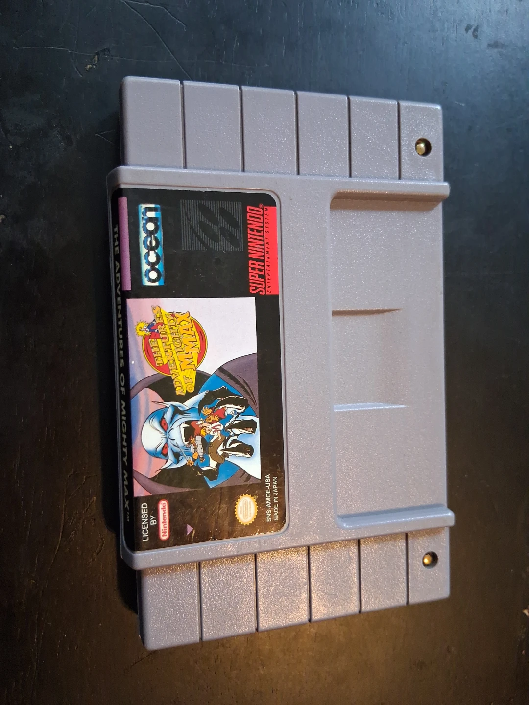 The Adventures of Mighty Max Super Nintendo SNES Game Cartridge - photo 5