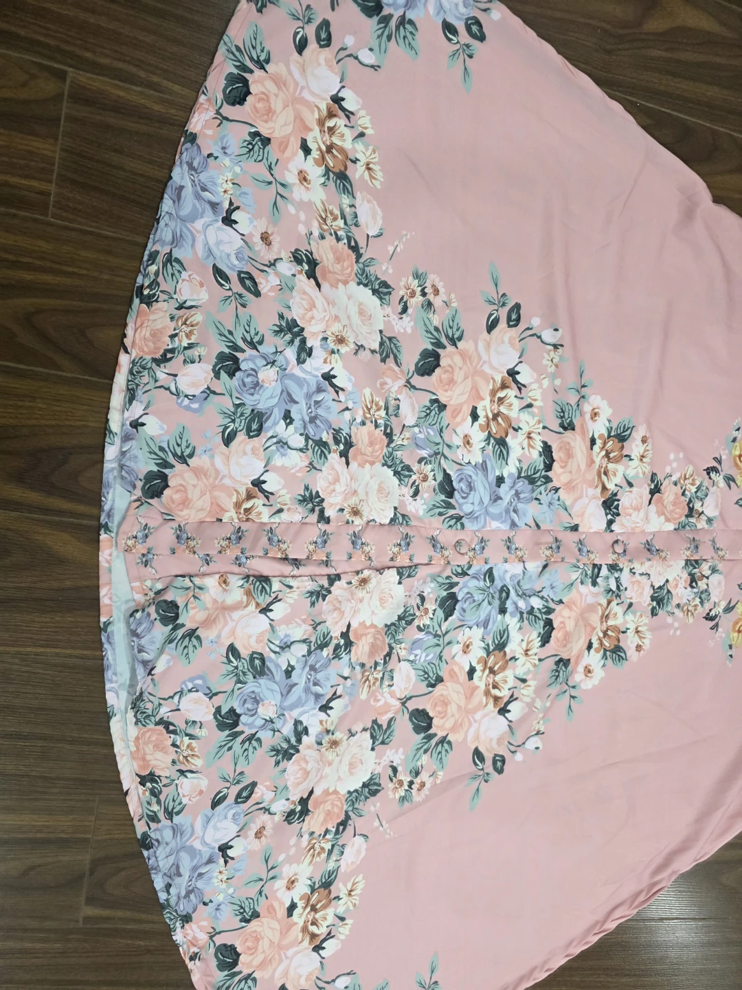Pink floral maxi dress - photo 2