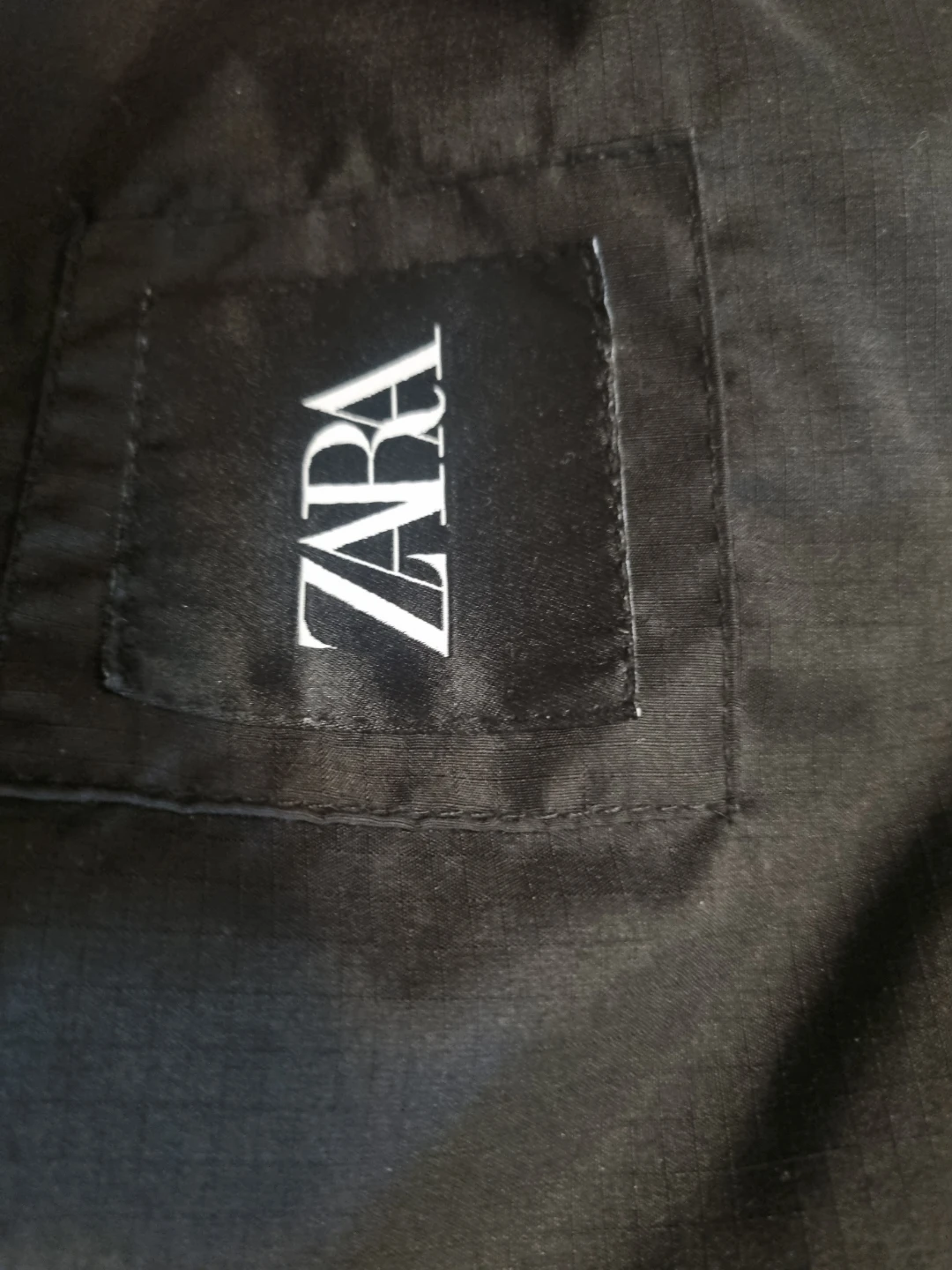 ZARA Black Puffer Vest with Hood - photo 3